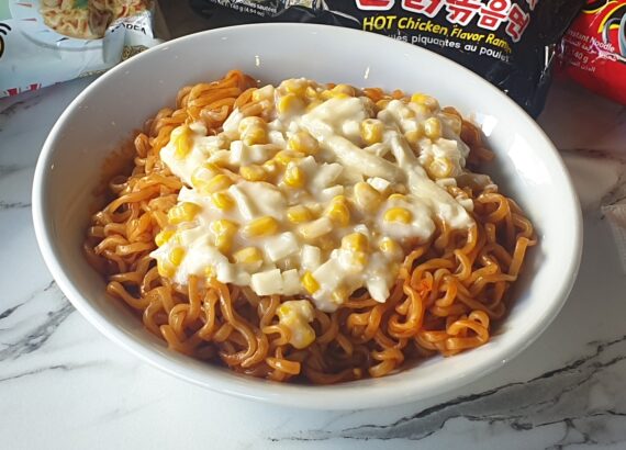 Buldak corn cheese-lovery hot