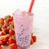 Çilekli Bubble Tea